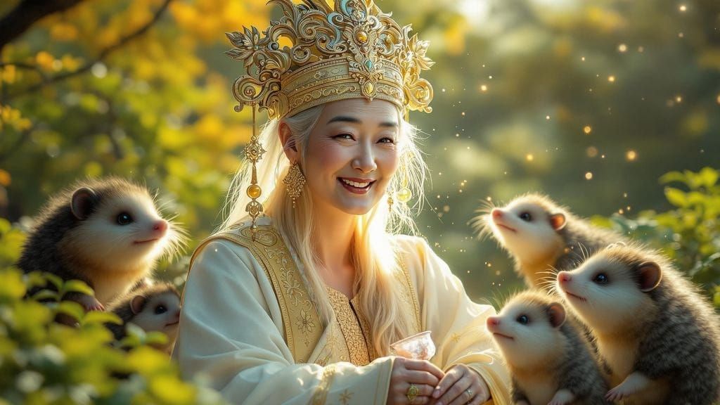 The Chinese Hedgehog Goddess, Báixiān 9