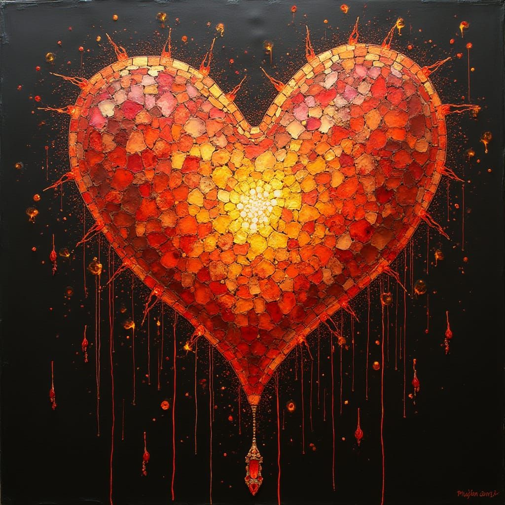 Un enorme corazón.