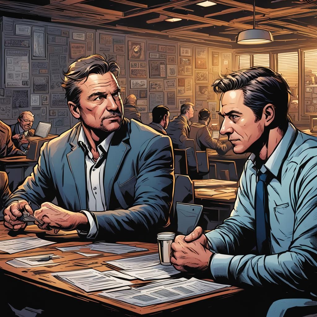 Strategic Communication in Comic Book Art Style