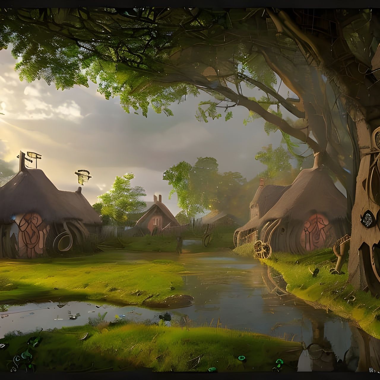 A Pre Medieval Irish Village