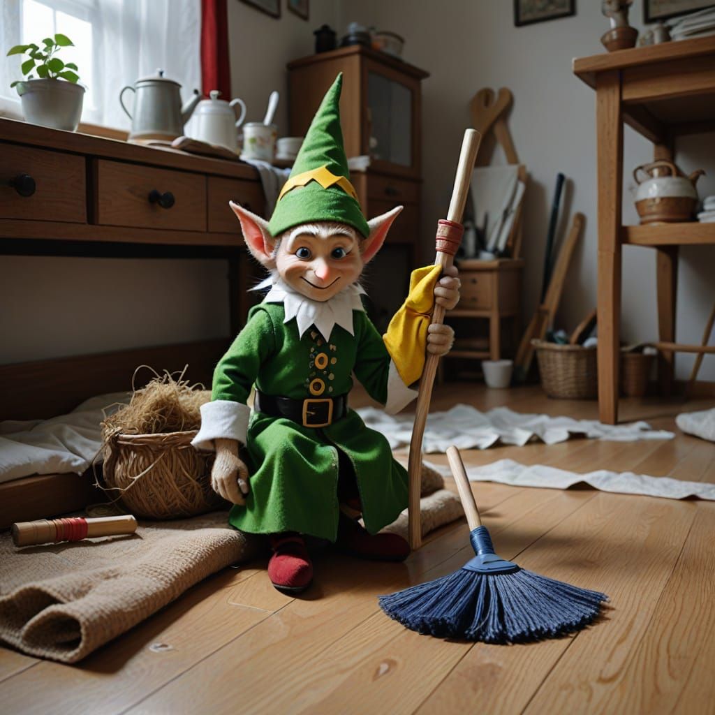 Magical Elves Cleaning House While You Sleep