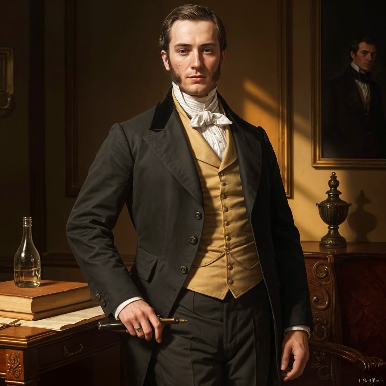 English Gentleman Portrait from 1830