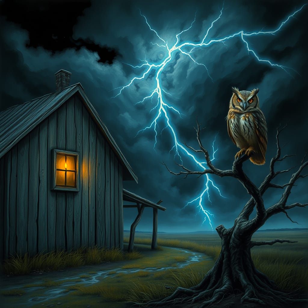 Stormy Night Sanctuary in Rustic Isolation