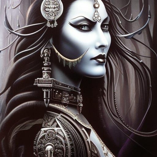 Machine Goddess: Cyberpunk Steampunk Surrealism