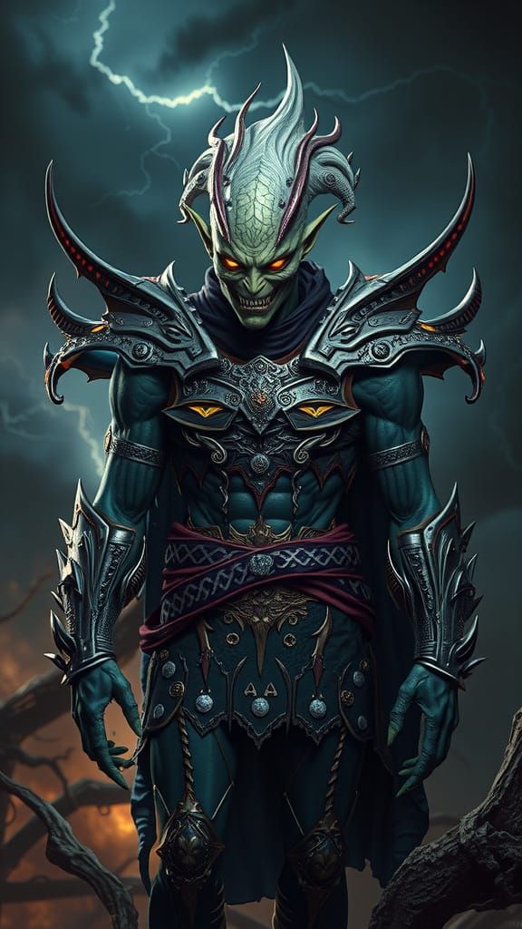 **Demonic Alien Warrior**