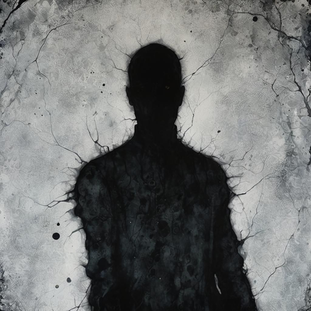 Surreal Search for Inner Void in Dark Surrealist Style