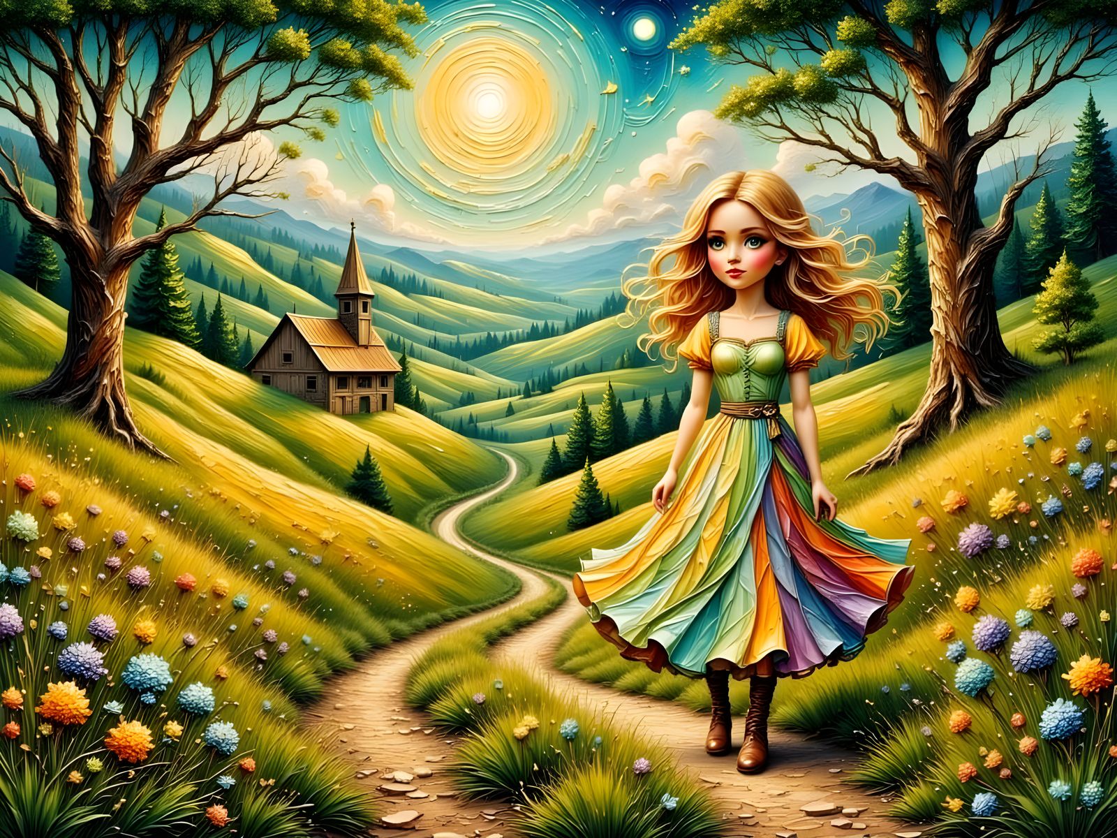 Fairest of Them All: Enchanting Portrait of Marie