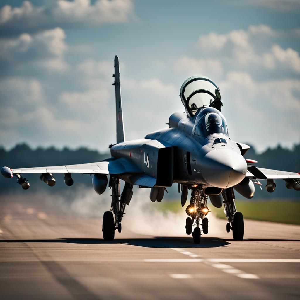 F-4 Fighter Aircraft in Professional Photo