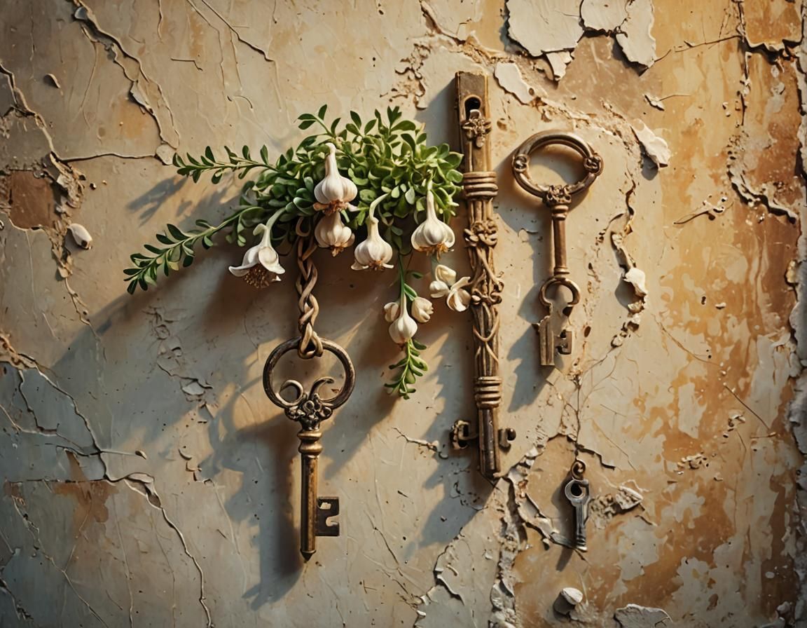 Impressionistic Key Still Life in Golden Light