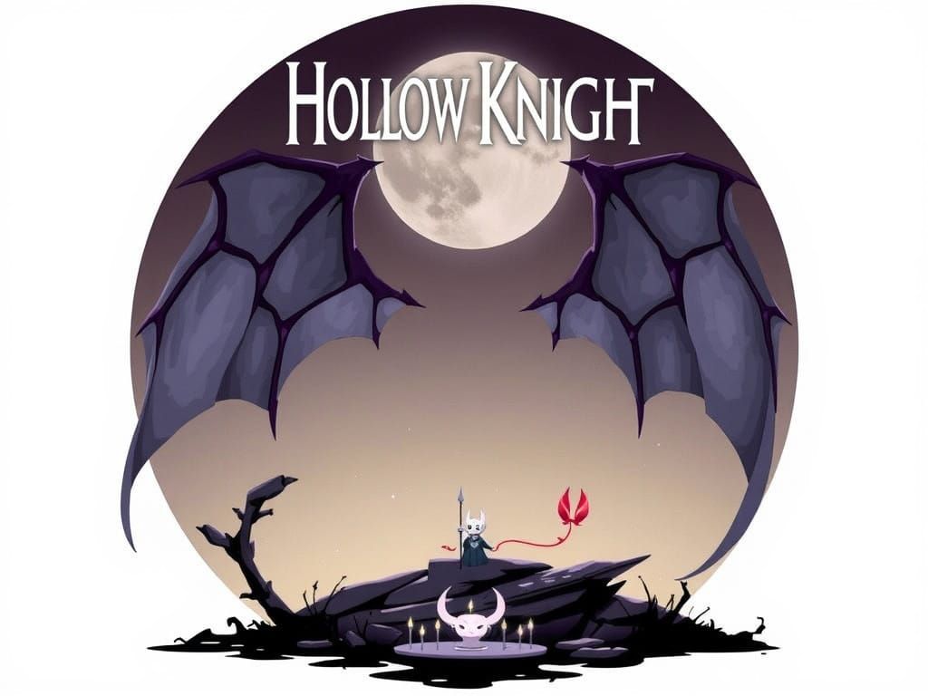 Hollow Knight: Silksong in Dark Fantasy Style