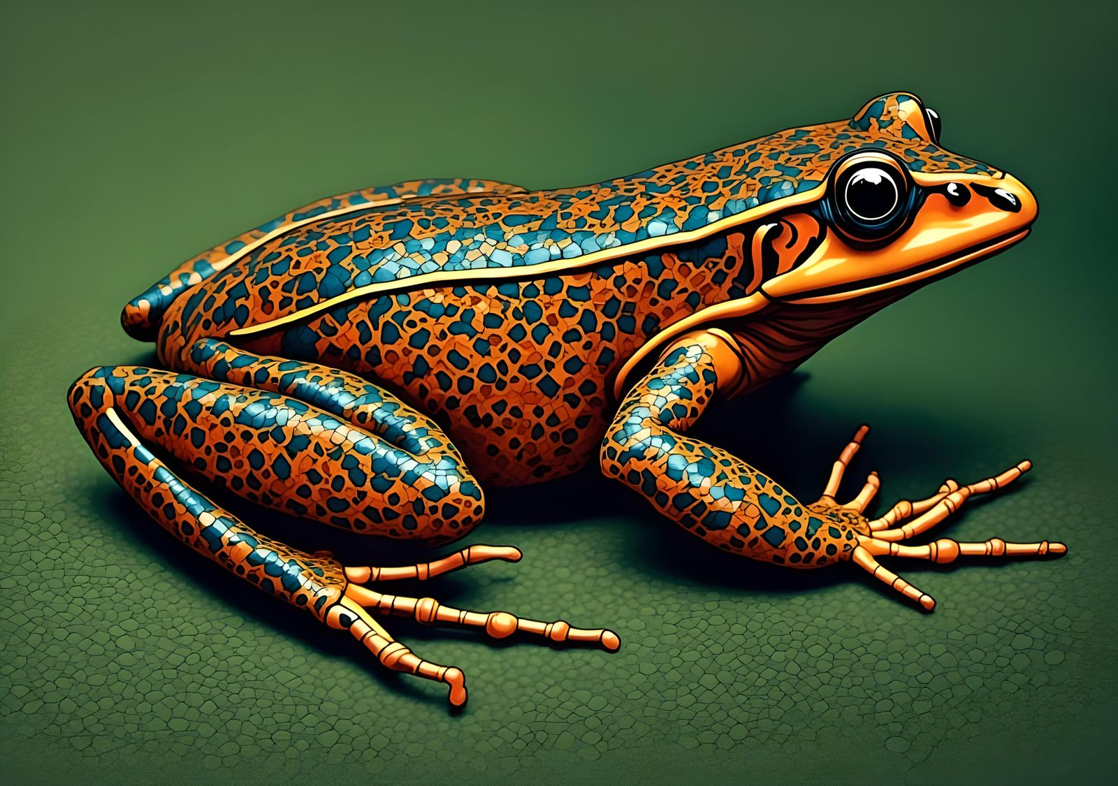 AI Generated Image of a Frog