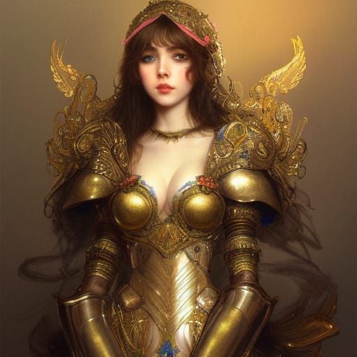 formal portrait of Mila azul as Sissy