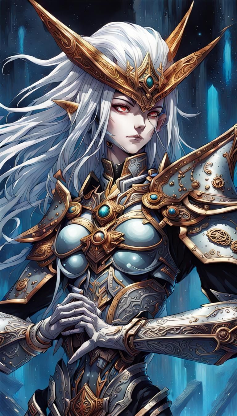 Dreamseer Eldar in Anime Key Visual Style