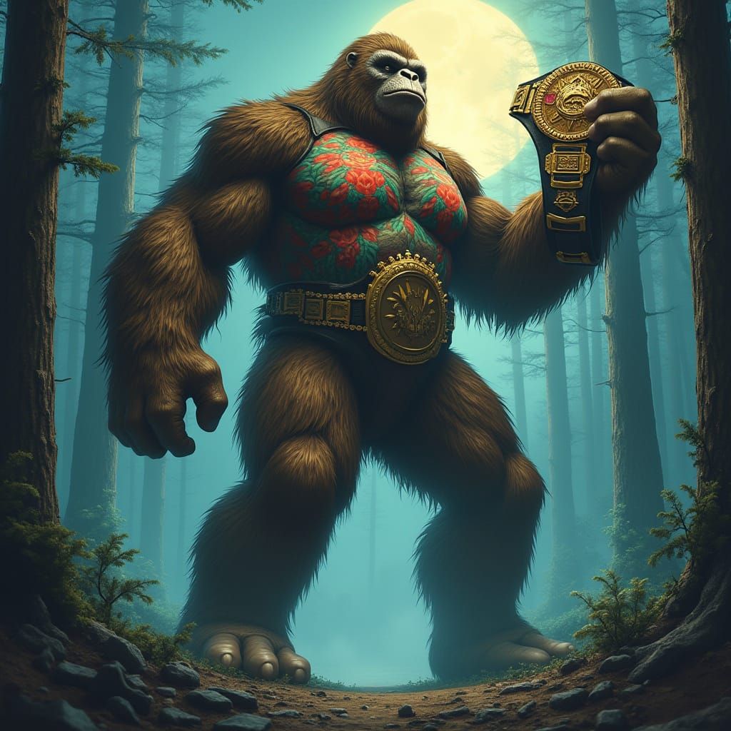 Bigfoot Triumphs in the Forest Arena