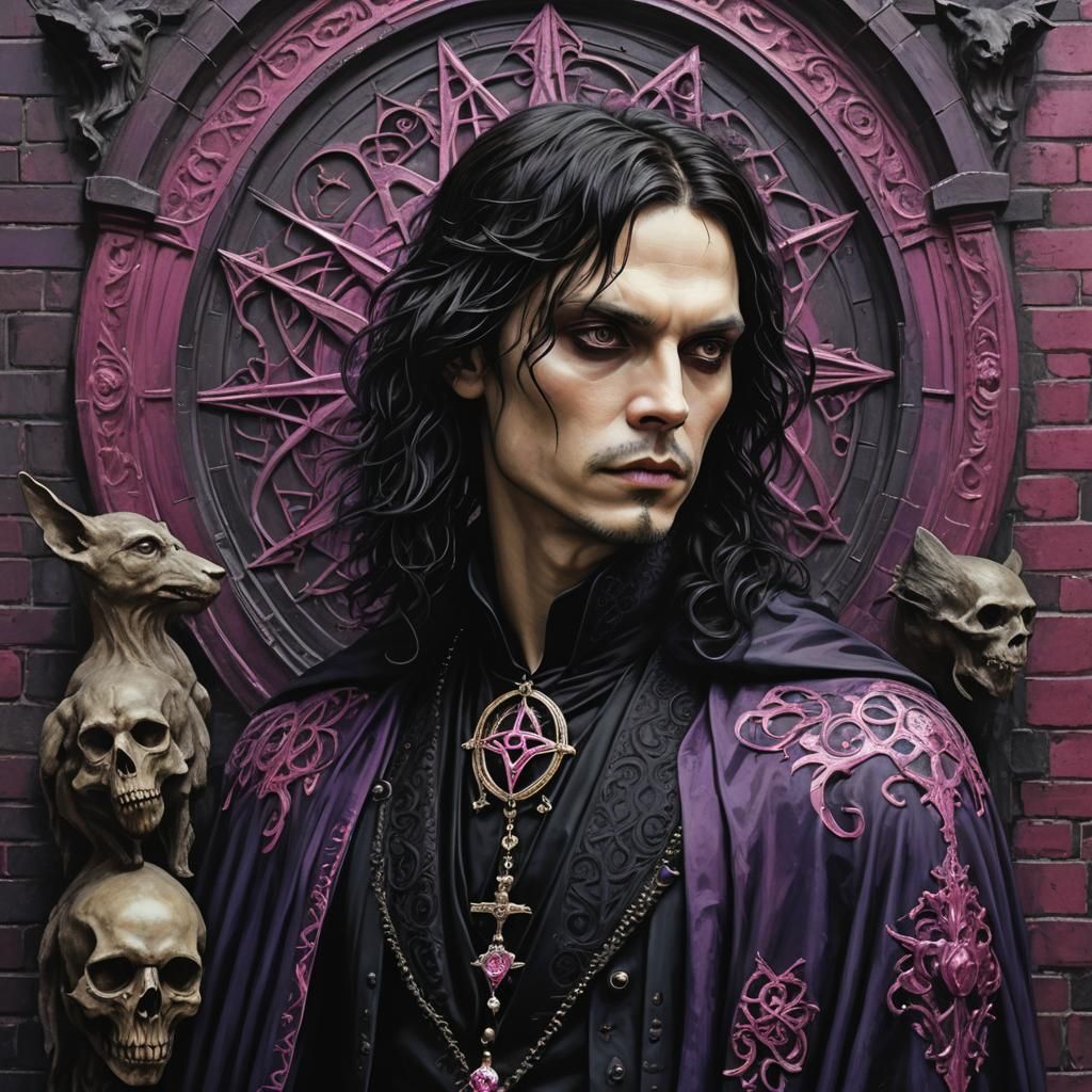 Gothic Prince in Hyperdetailed Fantasy