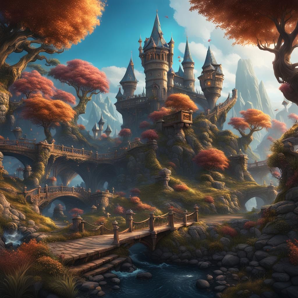 Fantastical Ham Fairy Concept Art in Detailed Painting