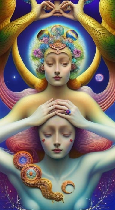 Surreal Gender Transformation with Rich Colors and Detail