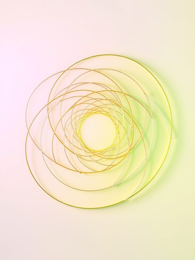 Hyperrealistic Lime Landscape with 3D-Shading and Fractal Ge...