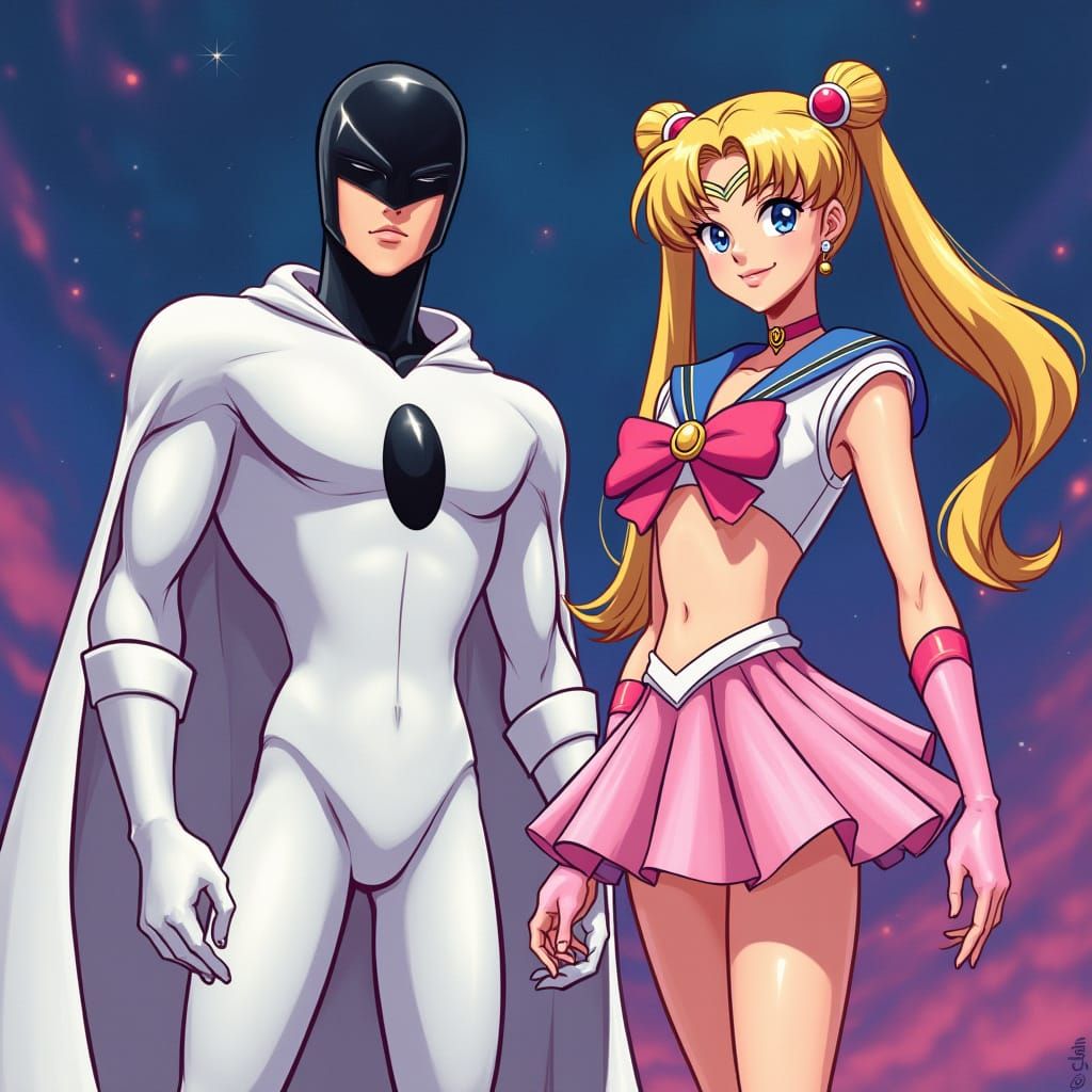 Heroic Space Ghost and Eternal Sailor Moon Unite in Vibrant ...