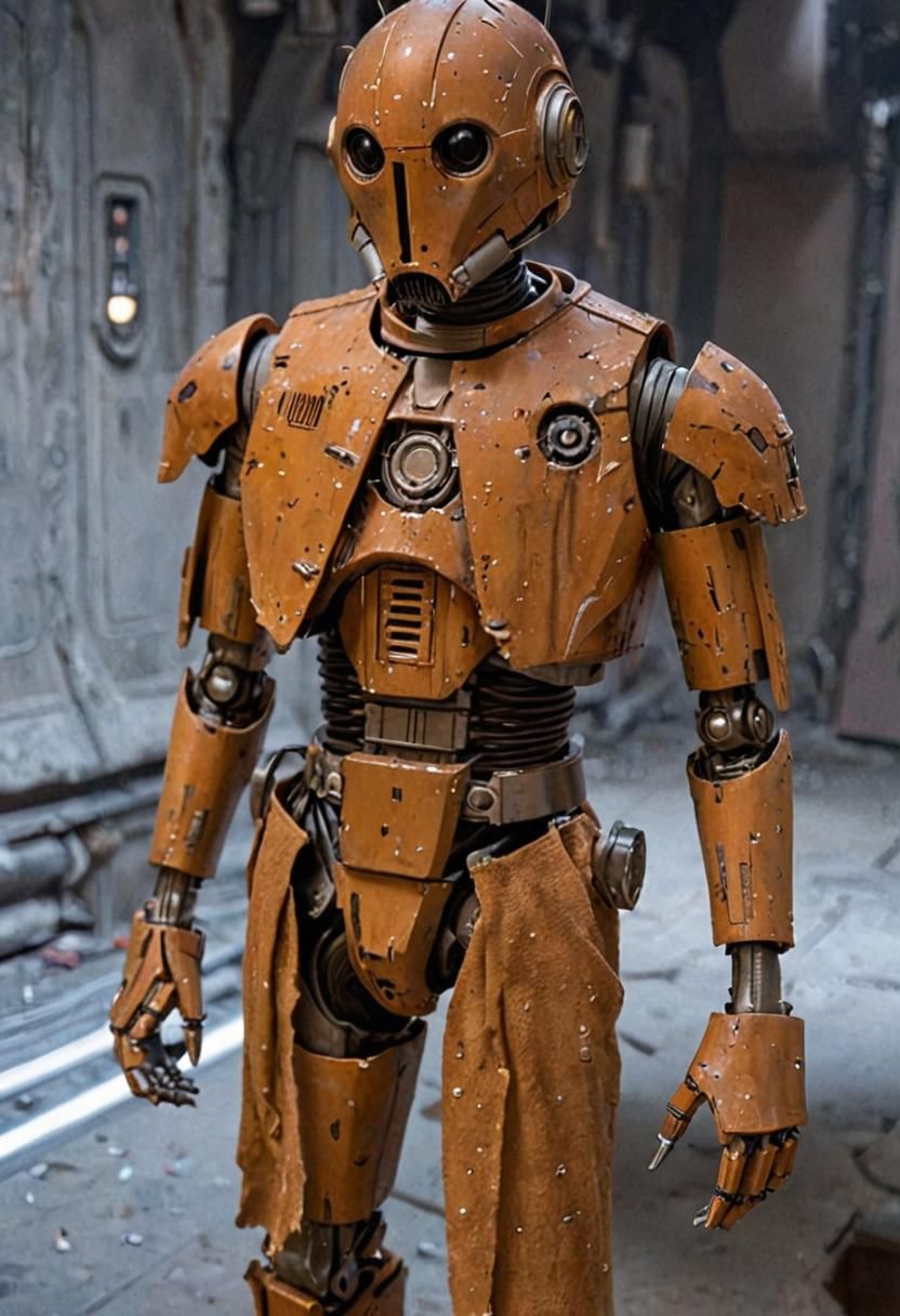 Silver Star Wars Droid Enters Cantina