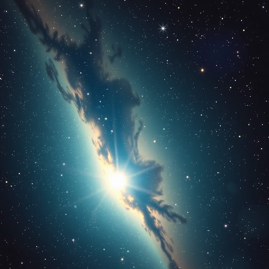 Ethereal Celestial Dance in Timeless Space