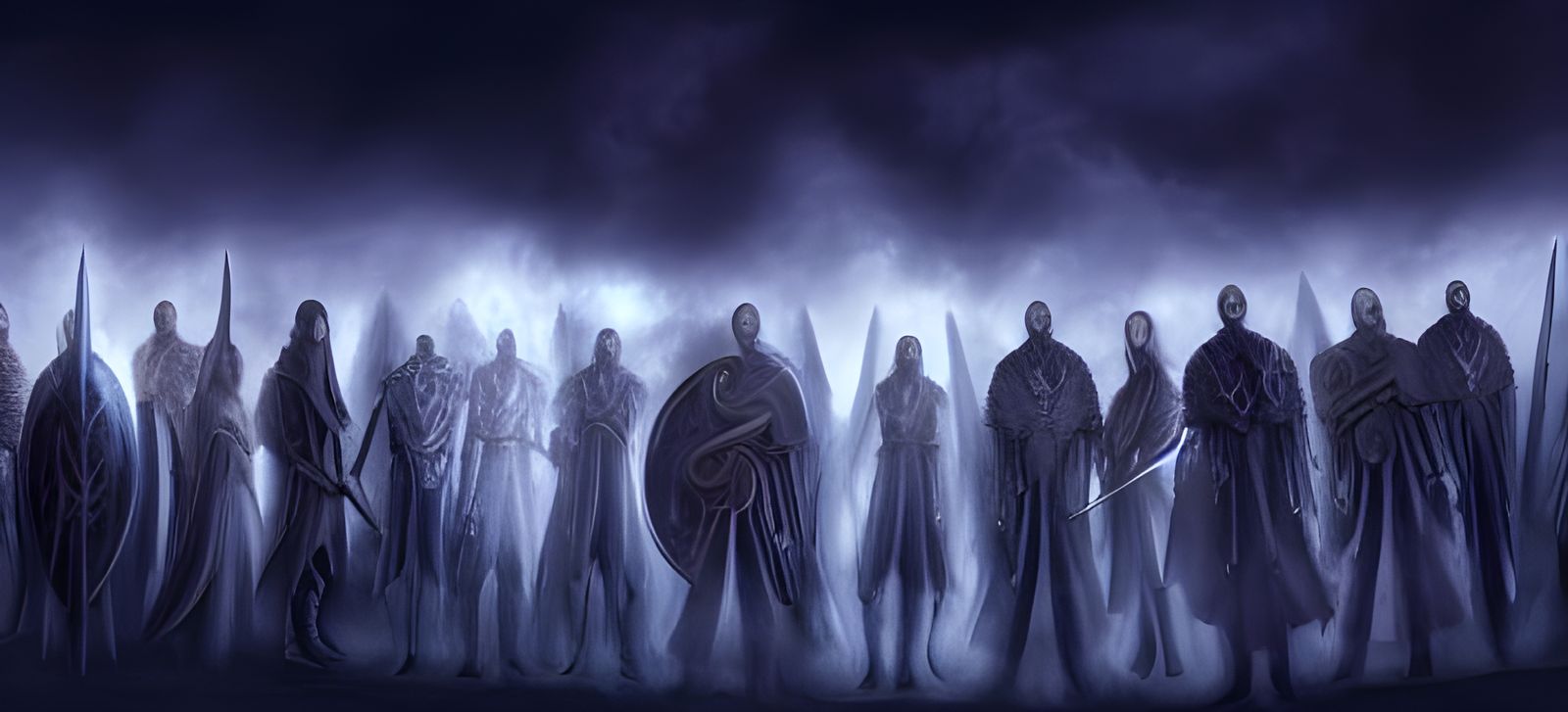 Cosmic Warriors Wielding Magic in Celestial Battle