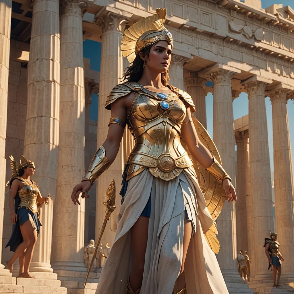 Athena Before the Parthenon: Ancient Greek Goddess