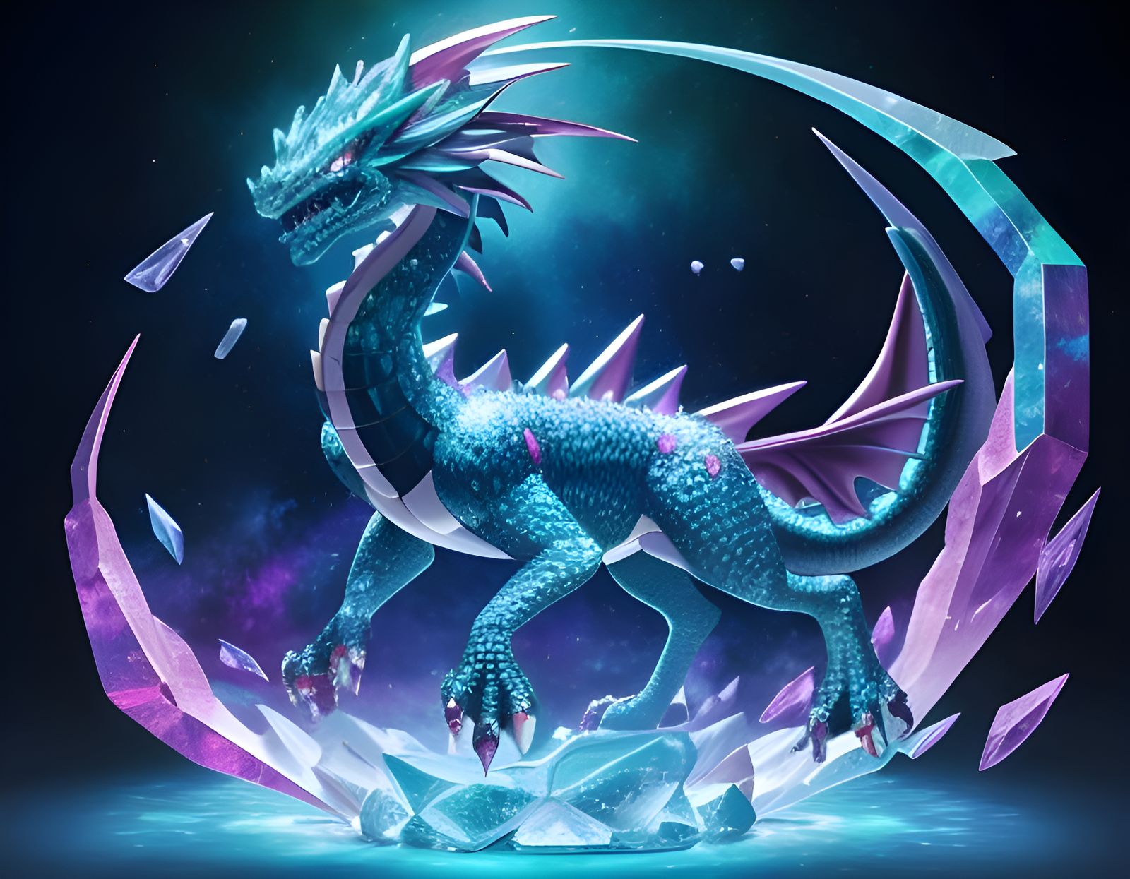 crystal dragon