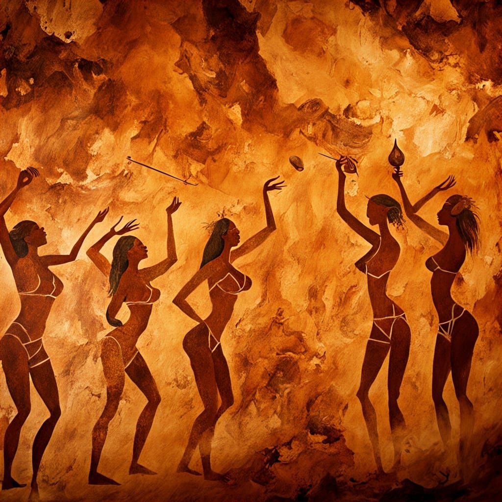 Prehistoric Cave Art: Women in Bikinis
