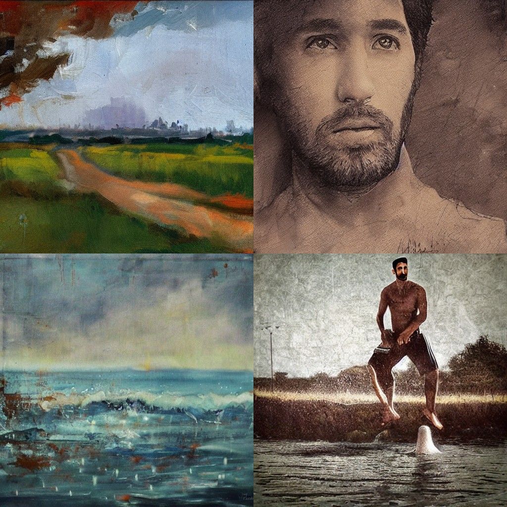 Manuel Pong Style AI Image