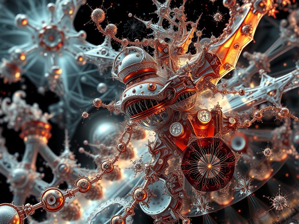 A Creeping Melange with Sceptical Zephyr Fractal Interference