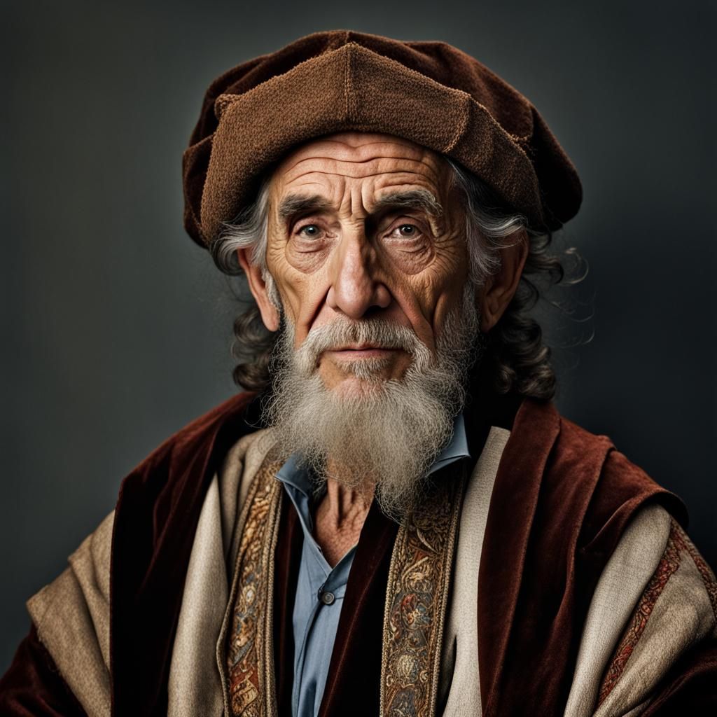 Renaissance Man Portrait in Professional Photography Style