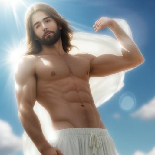Jesus Christ in Heavenly Light