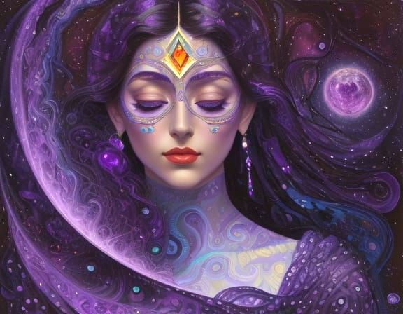 Amethyst A Letter With Bold Strokes