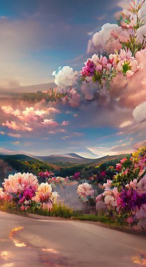 Hopeful Journey in a Detailed Matte Painting