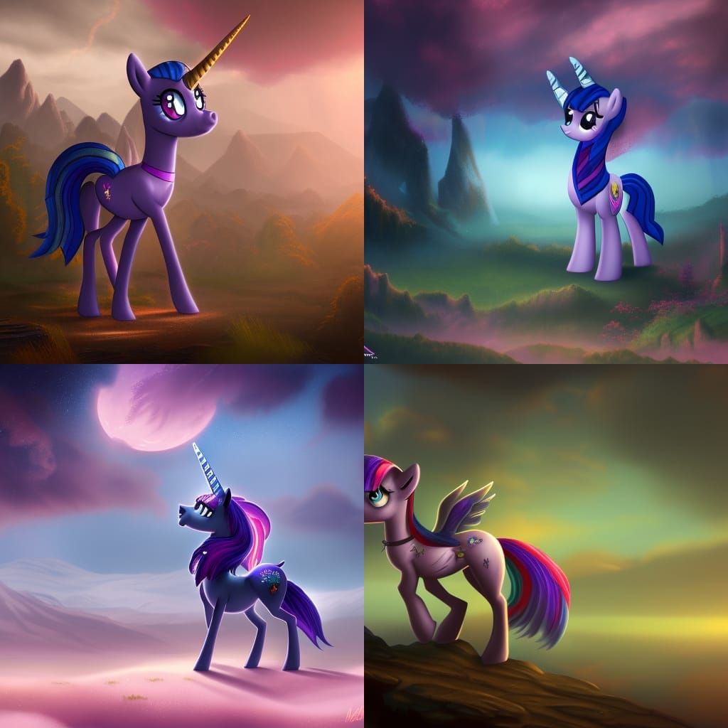 Twilight Sparkle Detailed Digital Art