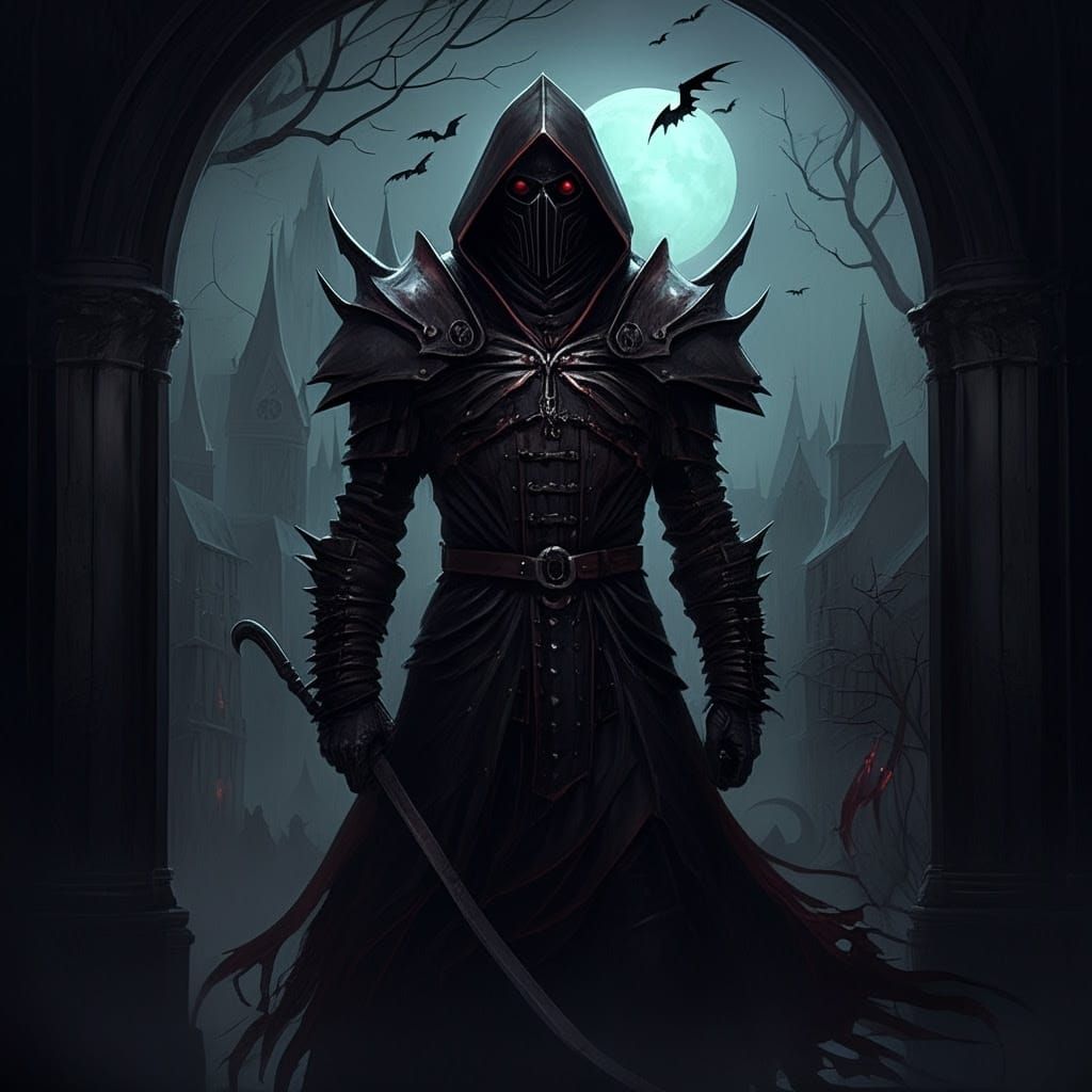 Grimdark Nocturne in Dark Fantasy Style