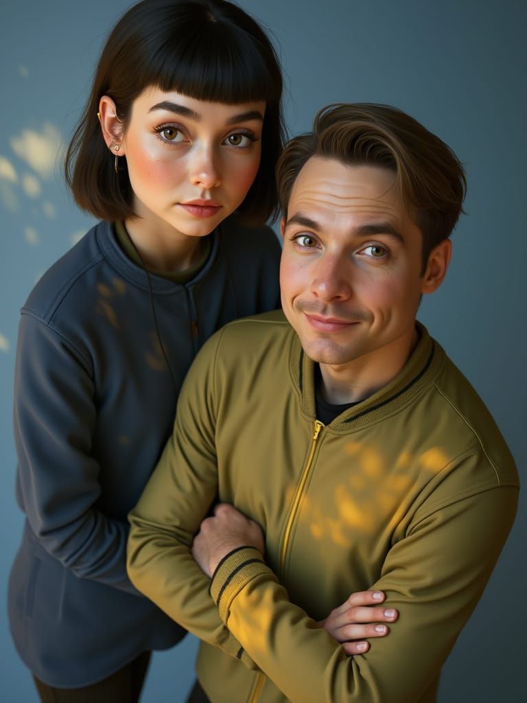 Friends in Whimsical, Earthy Harmony