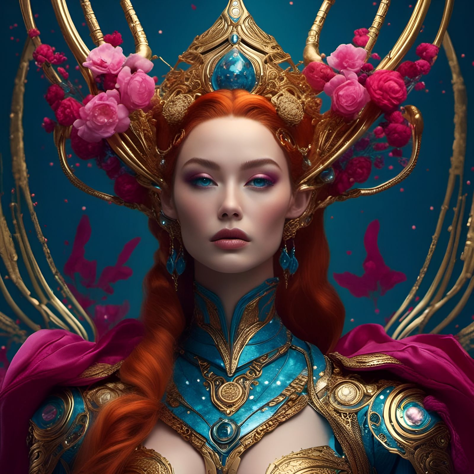 Jessica Rabbit Portrait in Drossin Style