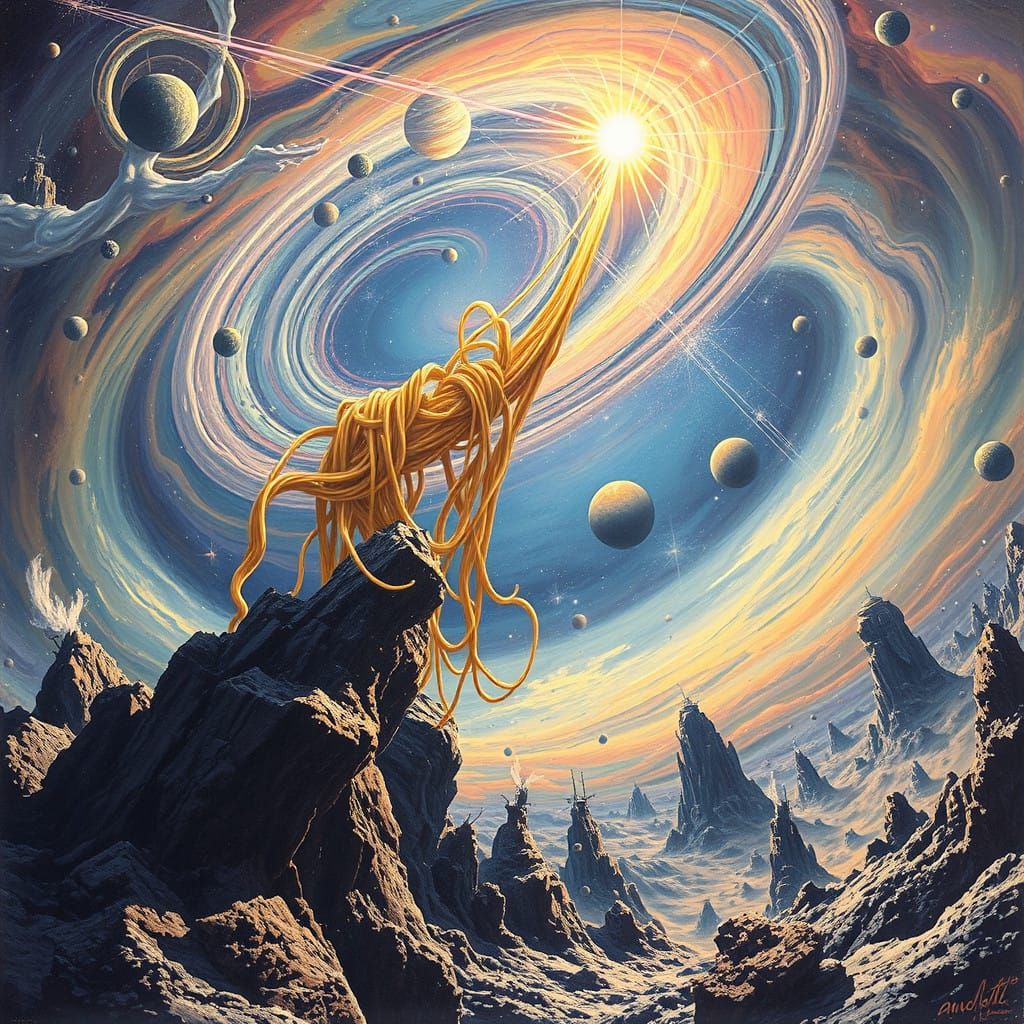 Gravitational Warfare in Cosmic Vortex