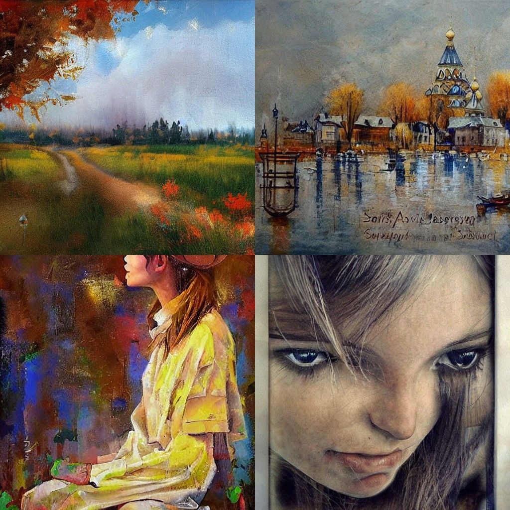 Evocative Portrait in Savadov's Surreal Style