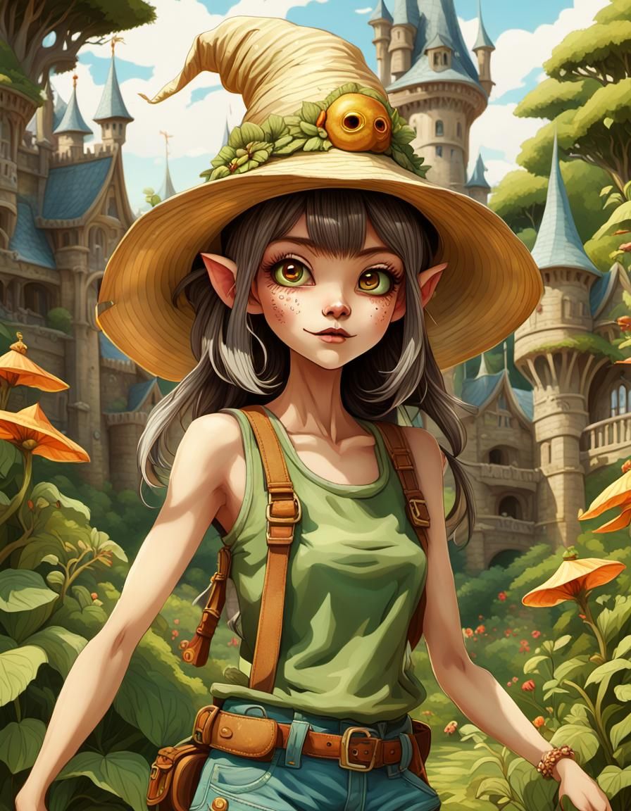 Goblin Gardener in Utopian Castle Gardens