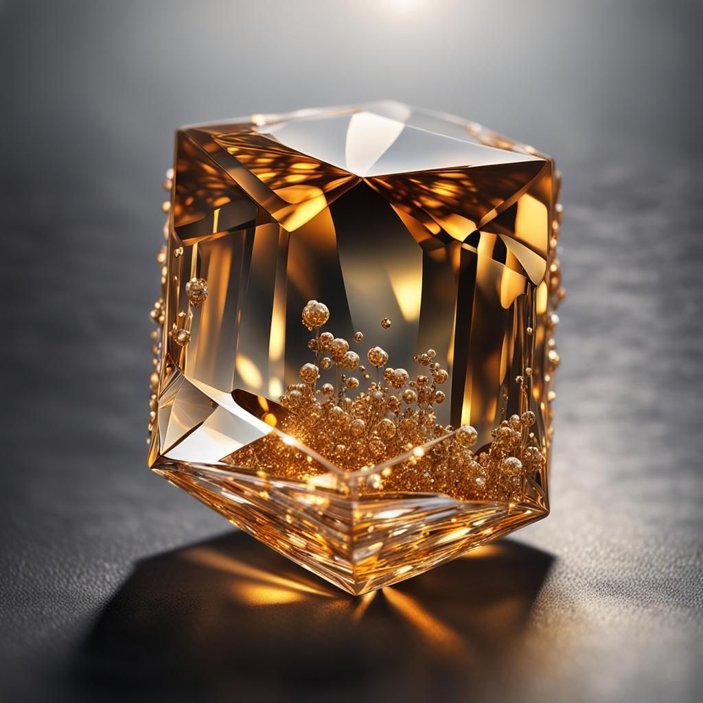 Perfect Andalusite Jewel in Vibrant Fantasy Style