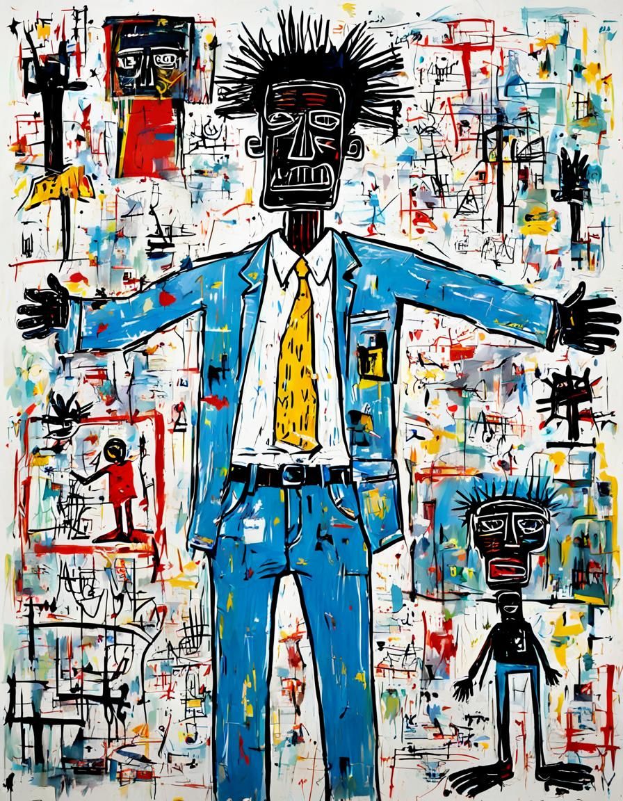 Father's Day in Basquiat Style