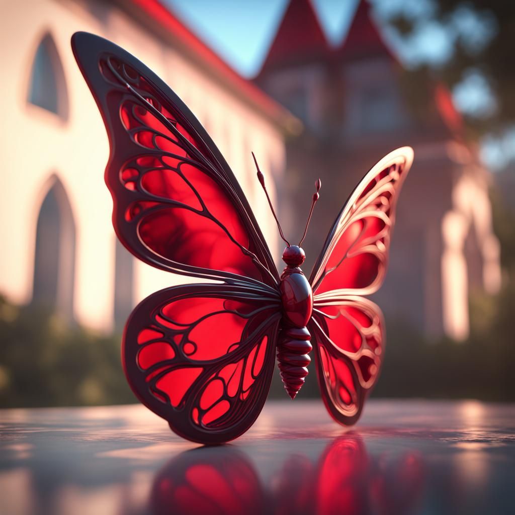 Red  butterfly