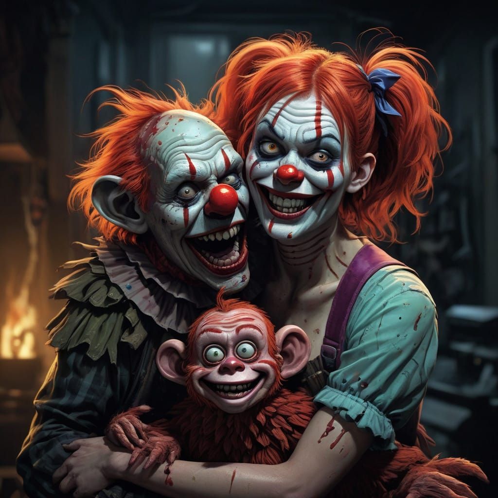 Pippi Longstocking's Menacing Monkey Clown Baby