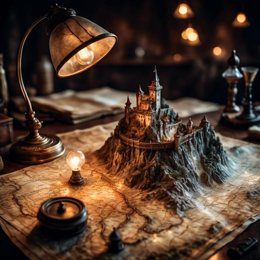 Topography Enhanced Lamp