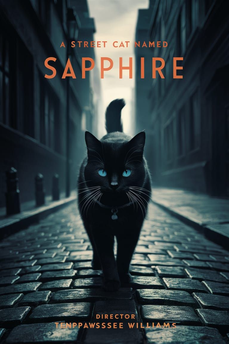 Movie Poster Challenge: "A Street Cat Named Sapphire"