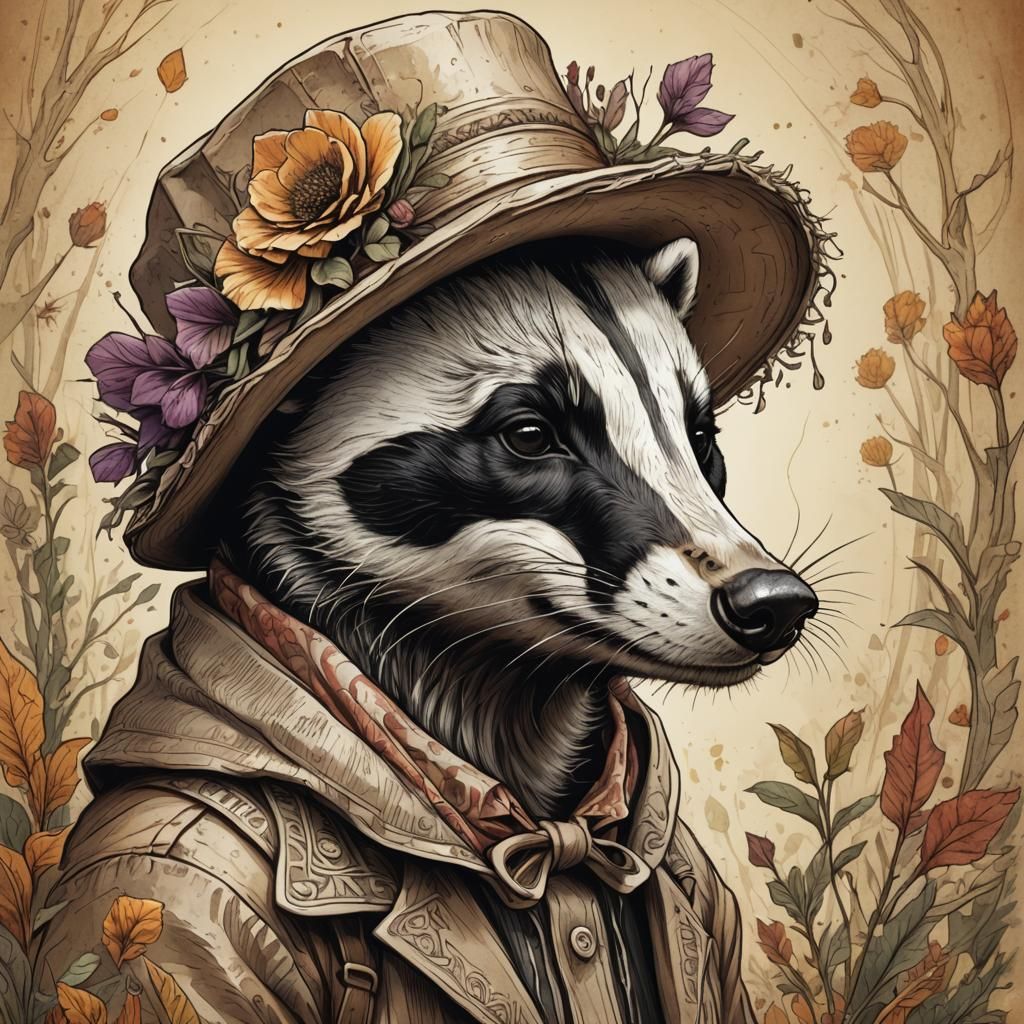 The Lovely Lady Badger