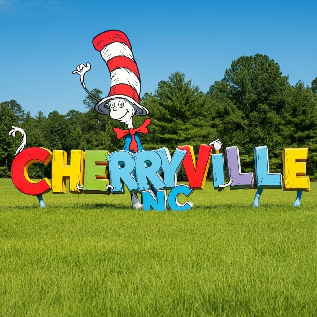 Cherryville, NC in Seuss Style for Whobilation